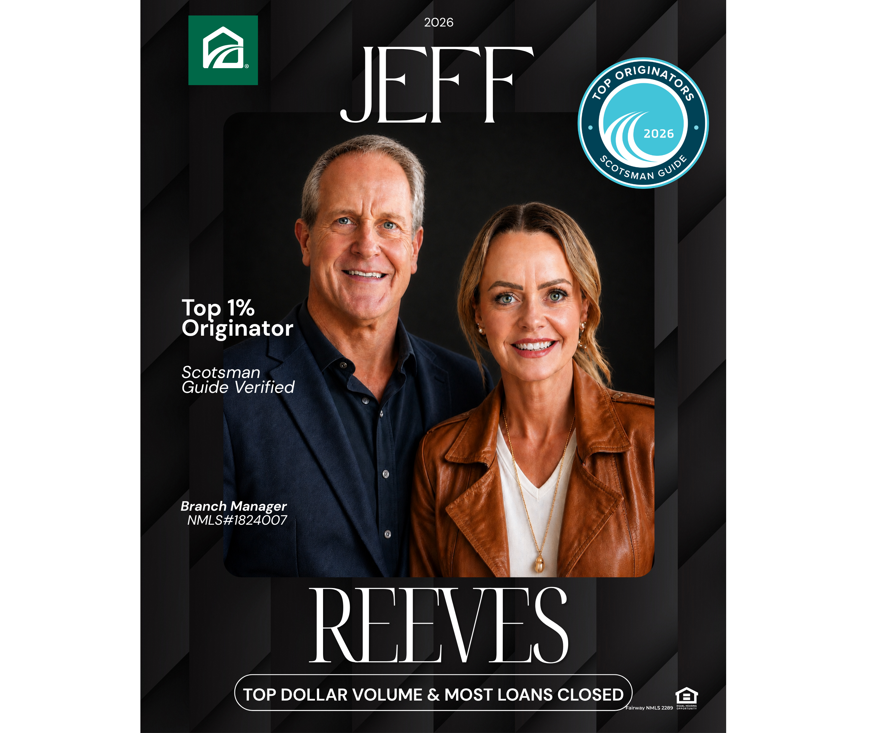 Scotsman Guide Top 1% Originator — Jeff Reeves 2025